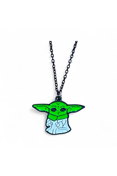 Herşey Nota قلادة ستار وورز بيبي يودا (غروغو) للجنسين - تصميم أنيق مع سلسلة ب...