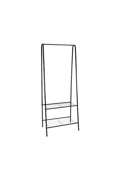 Palmonix Suport metalic pentru umerașe cu 2 rafturi inferioare, 153x60x34cm, ...