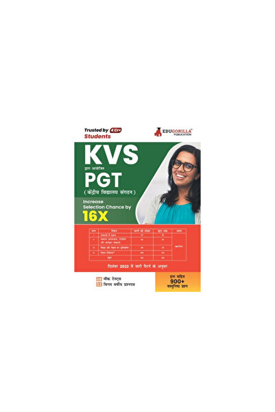 Edugorilla Community Pvt Ltd KVS PGT Book 2023: Post Graduate Teacher (Hindi ...