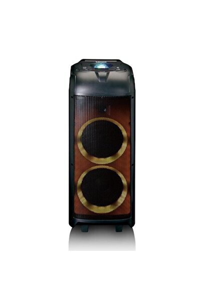 Lenco Portable Audio System PA-260BK, 150W, Bluetooth, FM, Disco Ball, 2 Wireless Microphones Includ