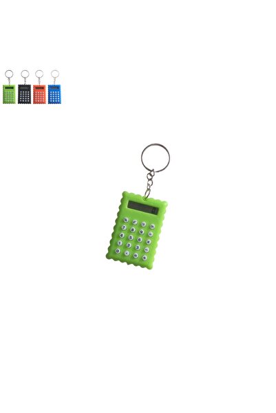 Nerox Yeşil Bisküvi Şekilli Mini 8 Haneli Hesap Makinesi Anahtarlık (1 ADET) ...