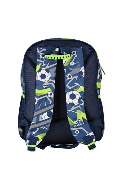 OEM School Backpack for Kids, Football Design, 40x29x20 cm, 23L, 0.68 kg