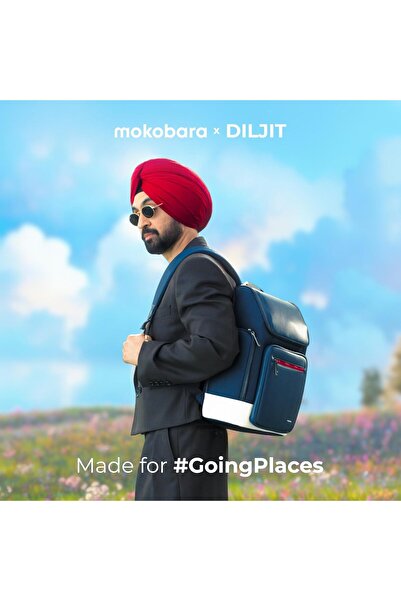 MOKOBARA حقيبة ظهر هوفركرافت المقاومة للماء، مقاس 15.6 بوصة، مزودة بجيب للأمتعة للعمل والسفر