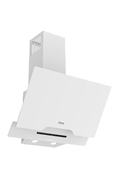 Ferre D064-SA DC İnverter Motor 36 dB Ultra Sessiz Yatık Cam Davlumbaz - Beyaz