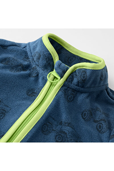 Tchibo Children's Fleece Jacket, Truck, All over Print