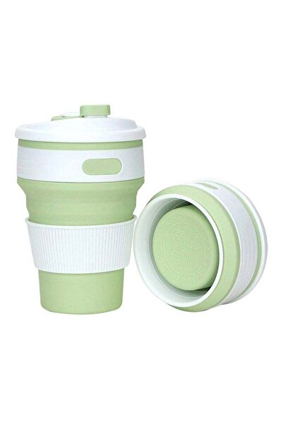 fun zone Generic Silicone Collapsible Travel Cup - 12oz Reuseable Cups for Traveling Camping Cups Collapsible