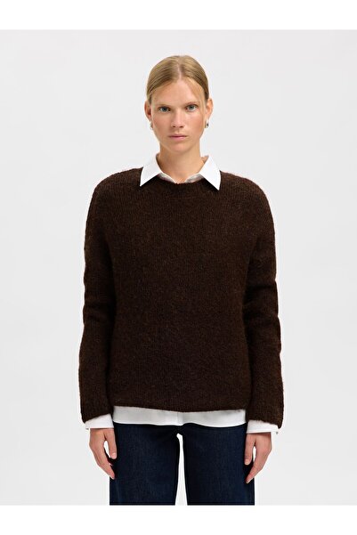 Selected Femme Pullover Wollmix