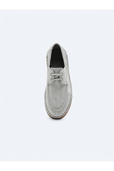 Kip Light Gray Suede Smart Casual Shoes