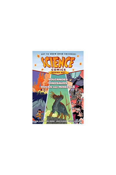 First Second Science Comics Boxed Set: Dinosaurs, Volcanoes, and Rocks and Mi...