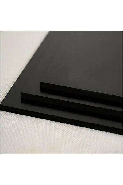KrcDisplay Kıraç Reklam 3mm Siyah Dekota Levha Pvc Foam Foreks Levha Maket Malzemesi Tüm Ebatlar Özel Kesim