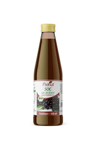 Medicura Suc de soc 100%, bio, 330ml