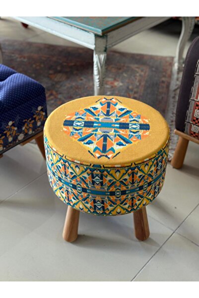 ATÖLYE HENNA YUVARLAK PUF