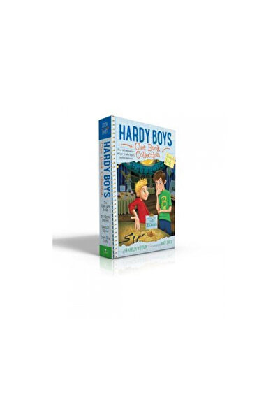 Aladdin Paperbacks Hardy Boys Clue Book Collection Books 1-4: The Video Game Bandit; The Missing Playbook; Water-Ski Wi
