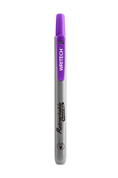Writech Marker permanent retractabil Writech, diverse culori