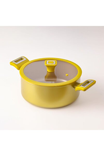 Danube Home Chef’s Delight Brilliant Casserole 24cm – Non-Stick Cooking Pot with Lid, Induction Base