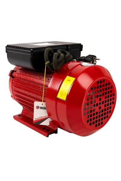 Heber Motor electric monofazat, Heber, corp fonta, protectie supraincalzire, 2.2 kw, 3000 rpm, cablu alime