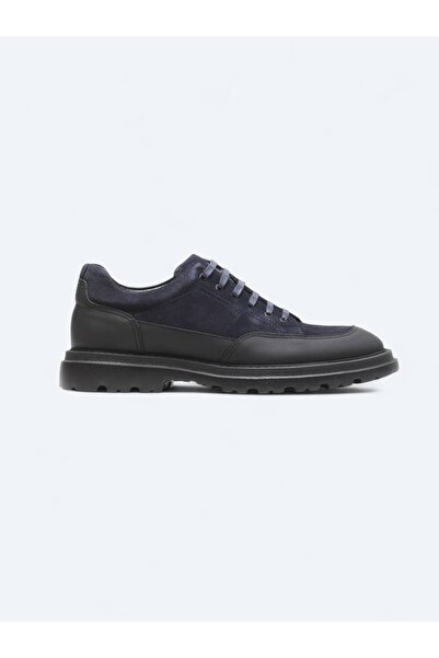 Kip Navy Blue Leather Smart Casual Shoes