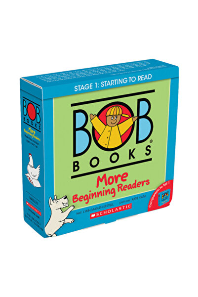 Scholastic Bob Books - More Beginning Readers Box Set Phonics, Ages 4 and Up, Kindergarten (Stage 1: Starting t