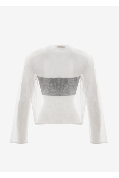 Vaura White Veylin Blouse Set, Casual and Stylish