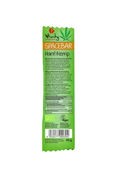 Wheaty Baton bio din Seitan cu canepa, 40g