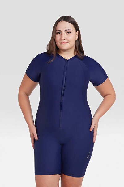 Coega Sunwear Ladies Slim-Kini Swimsuit Short Length - Navy