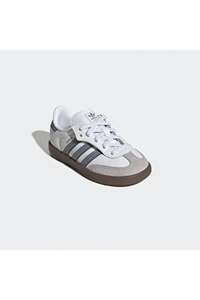 adidas حذاء رياضي أبيض للأطفال من Samba Og Cf El I