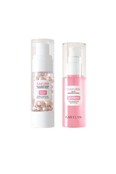 GMEELAN كريم ساكورا لتبييض الإبطين مع الجلوتاثيون