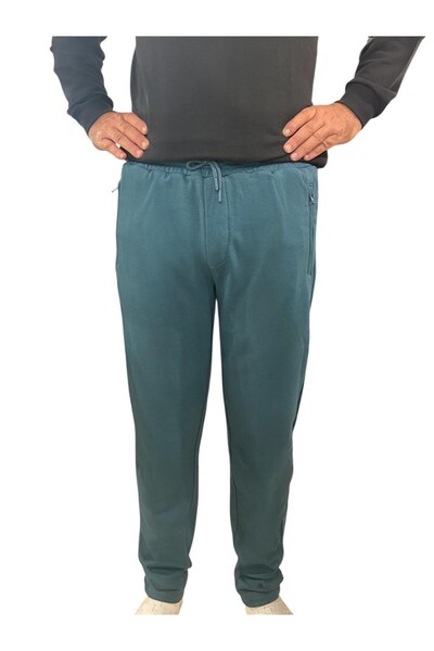 Benetton Men's Dark Green Jogger