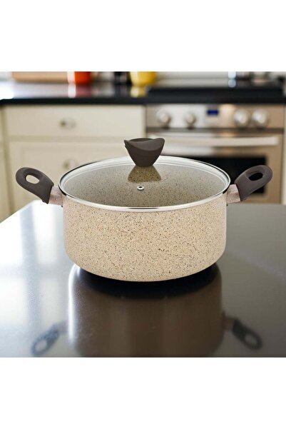 Danube Home Essential Casserole with Lid 28cm – Non-Stick Cookware Pot, PFOA-Free, Induction Safe