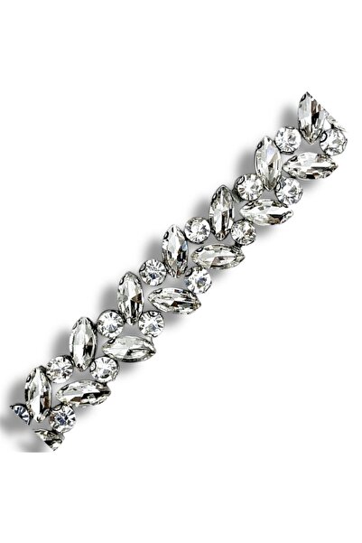 seçkin aksesuar شمعدان حائط من الكريستال المزخرف بالكي - 1 متر - sb4