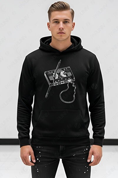 PARUNIV Ανδρικό φούτερ με κουκούλα Old School Generation, κανονική εφαρμογή, ...