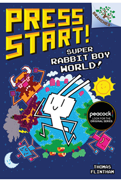 Scholastic Super Rabbit Boy World!: A Branches Book (Press Start! #12) (Libra...
