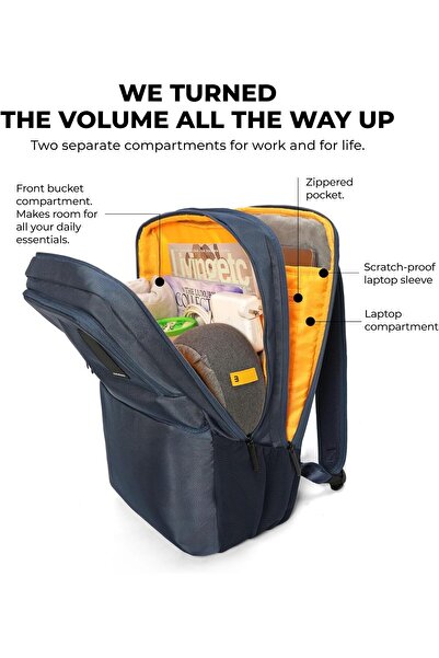 MOKOBARA حقيبة ظهر كاليدو | تناسب أجهزة الكمبيوتر المحمولة مقاس 15.6 بوصة، سعة 28 لترًا، مصنوعة من البوليستر المقاوم للماء، مقاومة للخدش