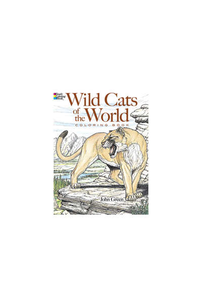Dover Publications Wild Cats of the World Coloring Book