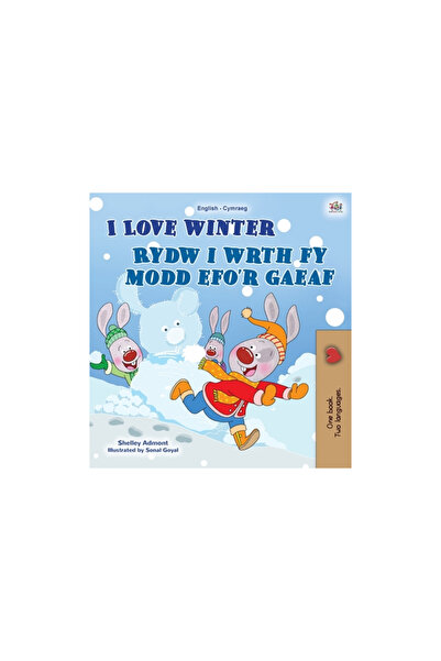 Kidkiddos Books Ltd I Love Winter (English Welsh Bilingual Children's Book)