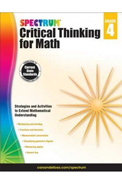 Praeger Frederick A Spectrum Critical Thinking for Math, Grade 4
