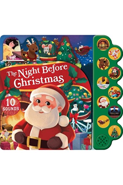 Silver Dolphin Books The Night Before Christmas 10-Button Sound Book