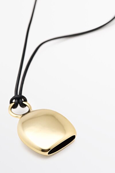 Massimo Dutti Altın rengi kolye