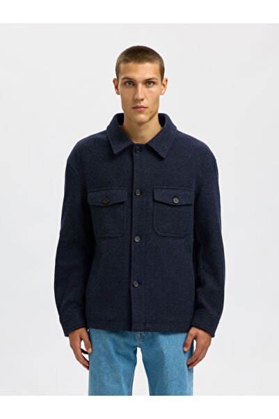 Selected Homme Shacket Wollmix