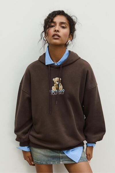 Stradivarius Graphic print hoodie