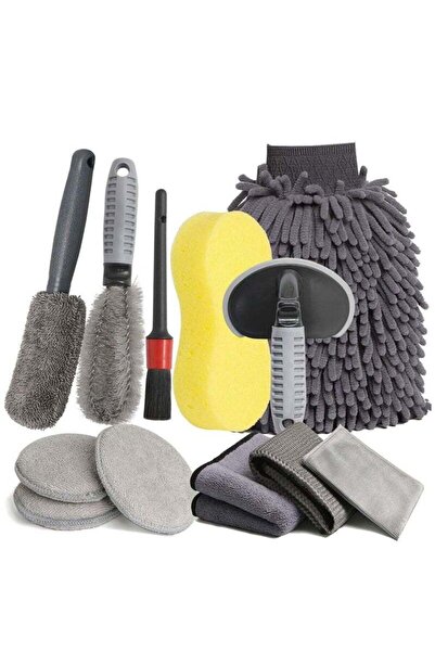 COOYA Car Care Cleaning Set, 12 Pieces Automotive Care Kit