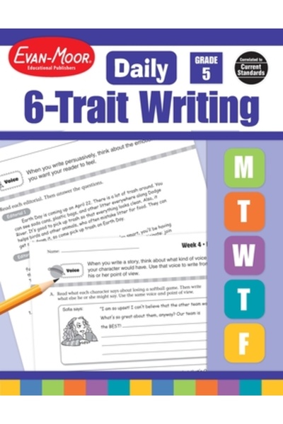 Evan-Moor Educational Publishers Daily 6-Trait Writing, Grade 5