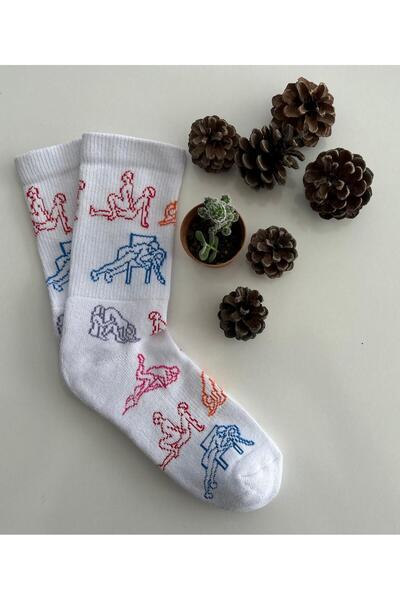 Aslan KIŞLIK HAVLU POZİSYON DESEN UNİSEX ÇORAP