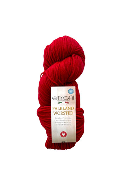 Etrofil Falkland Worsted %100 Saf Yün El Örgü İpi 100 gr 200 mt Doğal Yumuşak Dayanıklı 73162