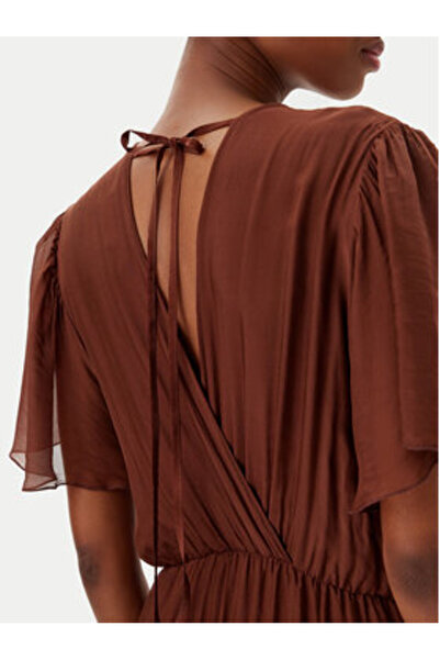 Haveone Rochie de vară pentru femei AFF-N006 Maro