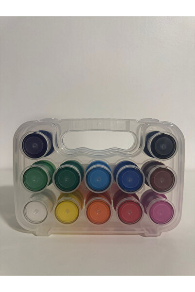 Brilla Set culori guașă BRILIA, 12 culori, 20 ml/tub, lavabile, non-toxice, cu cutie de plastic