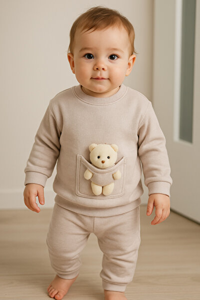 Lino Baby OYUNCAK AYILI UNISEX ALT ÜST BEBEK TAKIM 6-24 AY