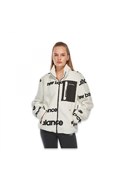 New Balance Unc3358 Nb Lifestyle Unisex Sweat Fleece Λευκό Unisex Ζακέτα