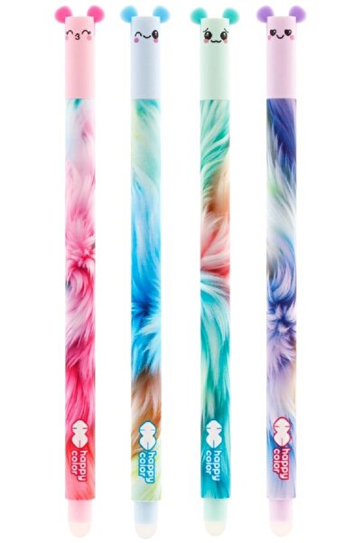 HAPPY COLOR Rewritable gel roller, 0.5 mm, blue, Fluffy Ears, various models