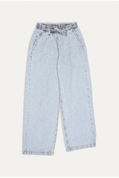 RAPAPA Elastic Waist Wide Leg Fit Jeans Girls' Trousers 2992